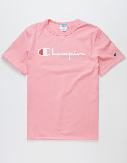 CHAMPION Script Pink T-Shirt