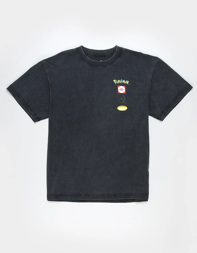 POKEMON Umbreon Mens Boxy Tee - WASHED BLACK