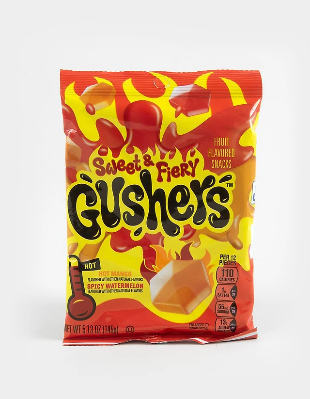 GUSHERS Sweet & Fiery Fruit Flavored Gummy Snacks - MULTI