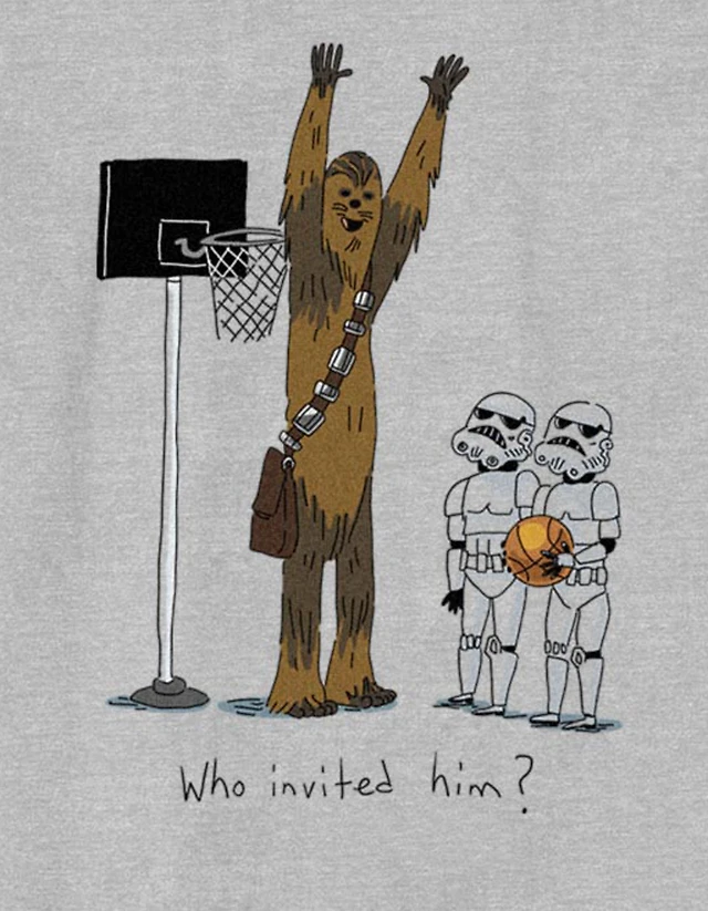 STAR WARS Chewie Basketball Boys Tee
