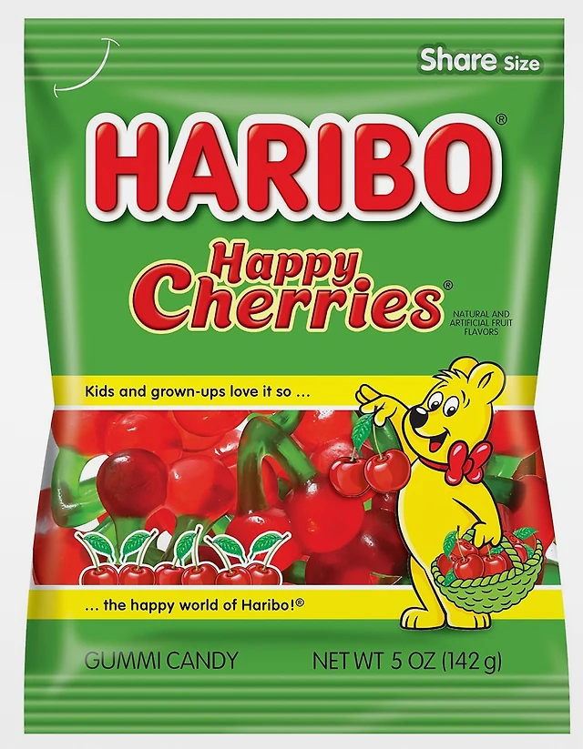 HARIBO Happy Cherries Gummy Candy - MULTI