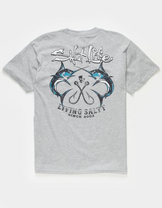 SALT LIFE Crossed Bills Pocket T-Shirt