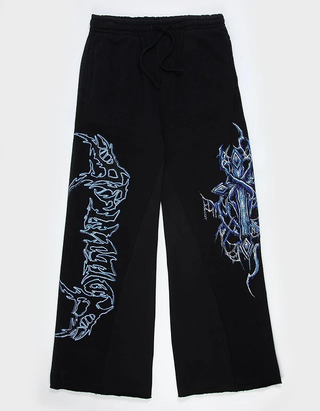 AFFLICTION Toxic Wrath Men Sweatpants - BLACK