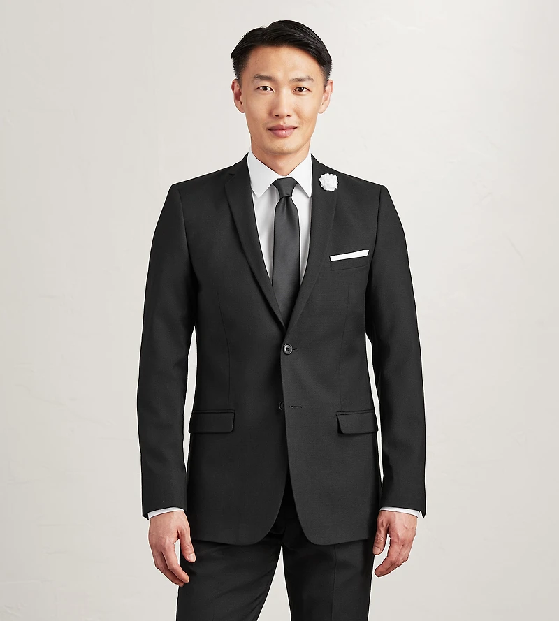 Slim Fit Solid Suit