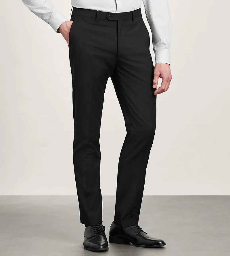 Slim Fit Black Neat Suit Pants