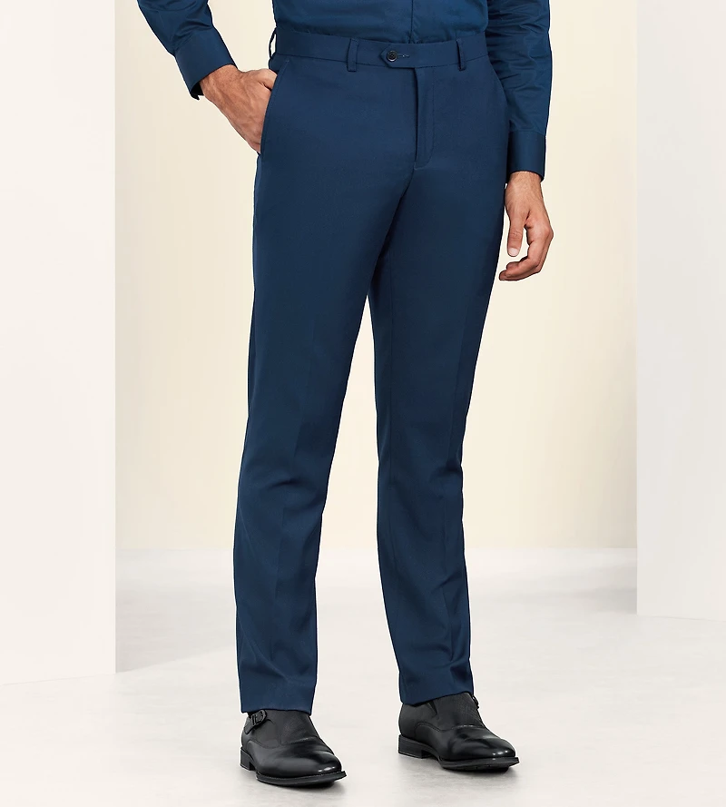 Modern Fit Solid Suit Pants