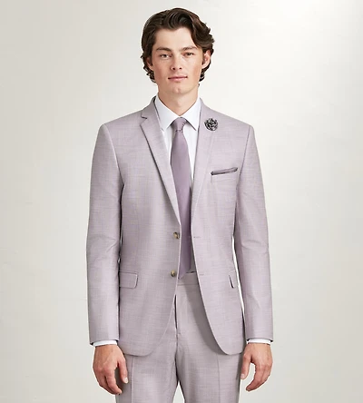 Modern Fit Pale Purple Solid Suit Jacket