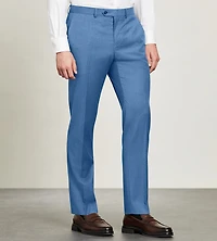 Slim Fit Denim Solid Suit Pants