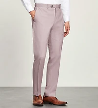 Slim Fit Purple Solid Suit Pants