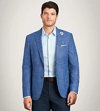 Modern Fit Woven Textured Sport Jacket