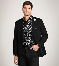 Modern Fit Knit Textured Sport Jacket