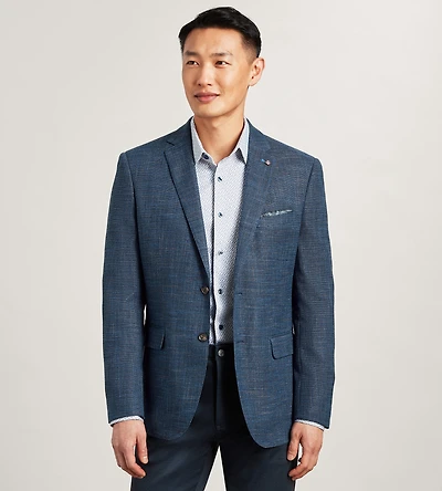 Modern Fit Woven Multi Neat Sport Jacket