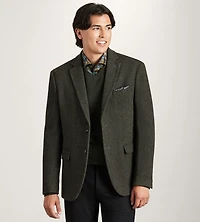 Modern Fit Woven Tweed Sport Jacket