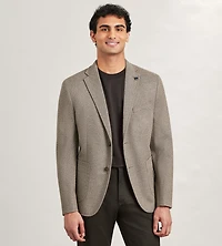 Modern Fit Knit Herringbone Sport Jacket