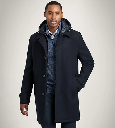 Removable Hooded Bib Car Coat