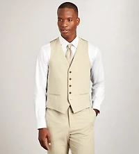 Modern Fit 360° Stretch Tan Suit Separate Vest