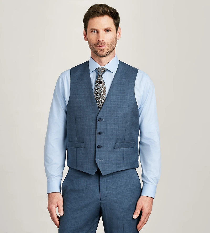 Modern Fit Wool Suit Vest