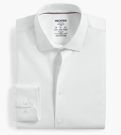 Slim Fit 360° Stretch Knit Non-Iron Soft Touch Jersey Dress Shirt
