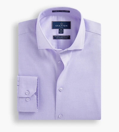 Modern Fit Jacquard Non-Iron Dress Shirt