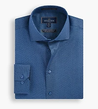 Modern Fit Geo Print Non-Iron Dress Shirt