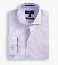 Modern Fit Geo Print Non-Iron Dress Shirt