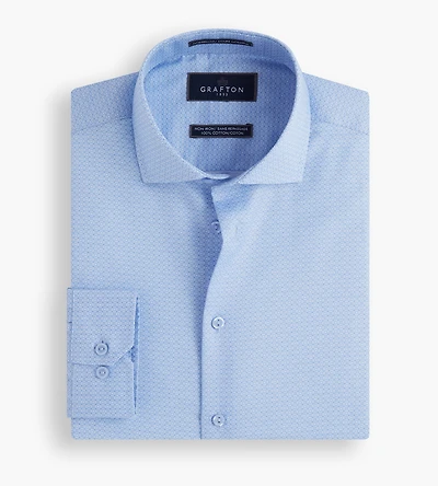 Modern Fit Geo Print Dress Shirt