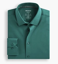 Slim Fit 360° Stretch Knit Non-Iron Soft Touch Jersey Dress Shirt