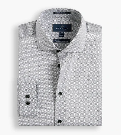 Modern Fit Geo Print Dress Shirt