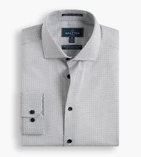 Modern Fit Geo Print Dress Shirt