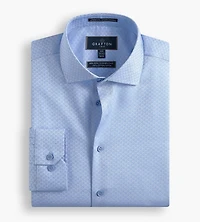 Modern Fit Jacquard Non-Iron Dress Shirt