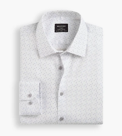 Slim Fit Non- Iron Sateen Dress Shirt