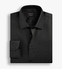 Modern Fit Non- Iron Printed Sateen Dress Shirt