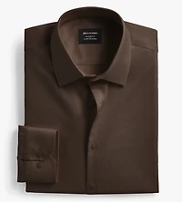 Modern Fit Non- Iron Sateen Dress Shirt