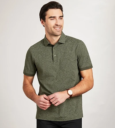 Jermyn & Bond Modern Fit Tonal Paseily Polo