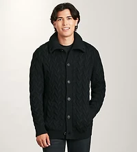 Long Sleeve Cable Knit Cardigan