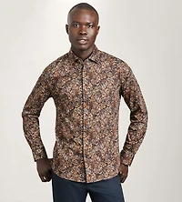 Long Sleeve 360 Stretch Printed Sport Shirt