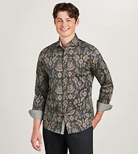 Long Sleeve Floral Print Casual Shirt