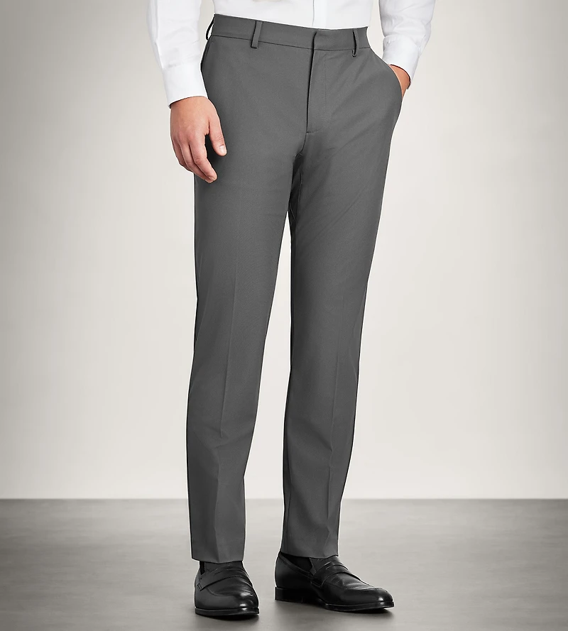 Stretch Flat Front Modern Fit Dress Pants