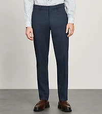 Modern Fit Knit Micro Check Print  Dress Pant