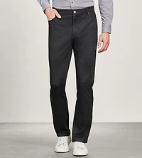 Modern Fit 4-way Stretch 5-Pocket Shadow Check Casual Pant