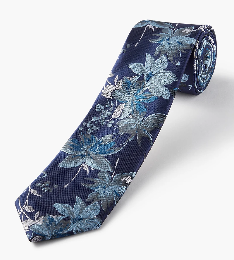 Floral Mid Tie