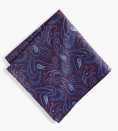 Mid Paisley Pocket Square