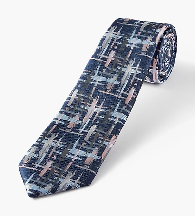 Broken Check Tie