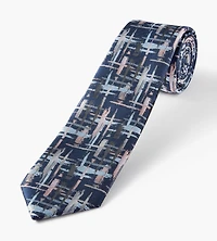 Broken Check Tie
