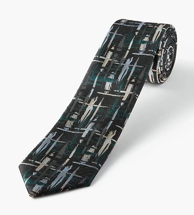 Broken Check Tie
