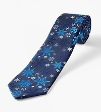 Lurex Snowflake Tie