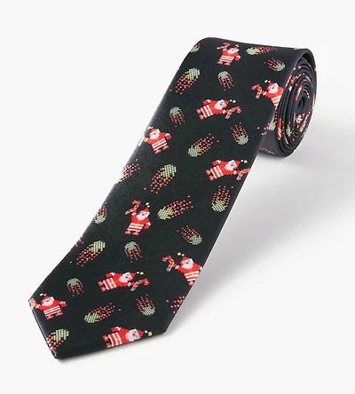Asteroid Santa Tie