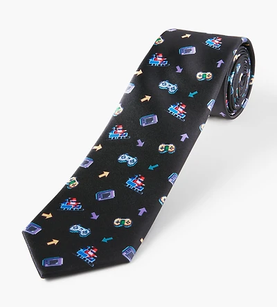 Gaming Santa Retro Tie