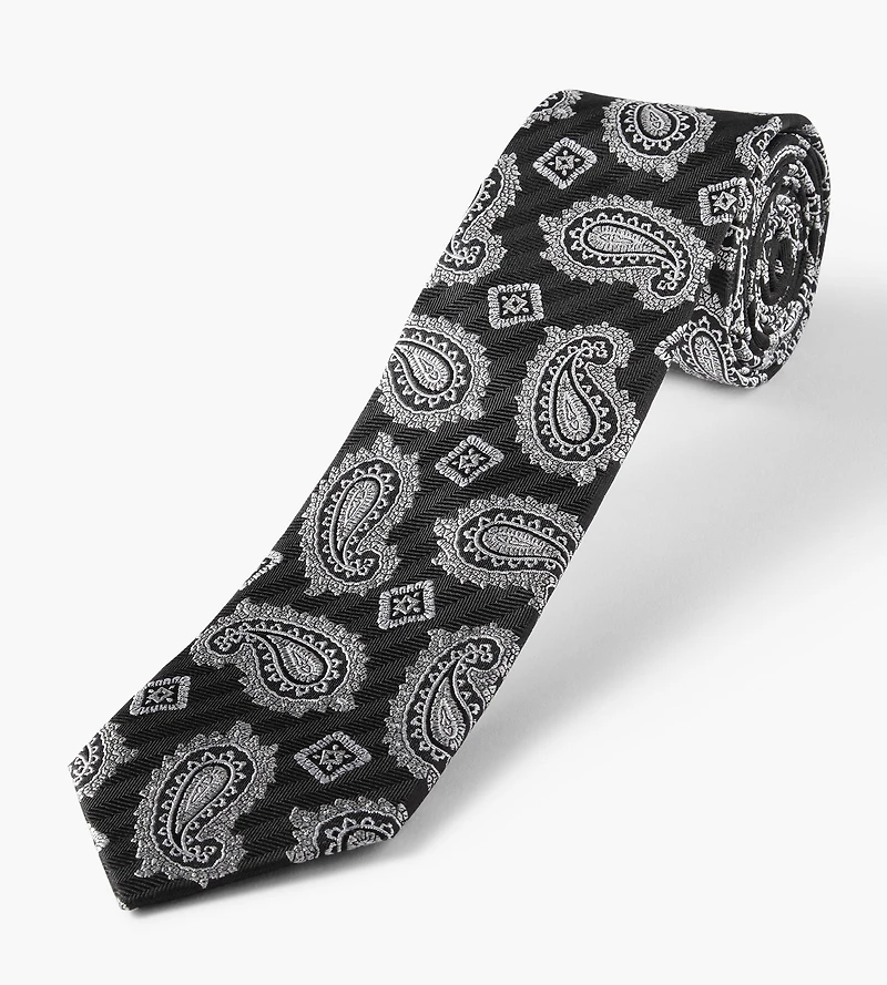 Geo Paisley Tie