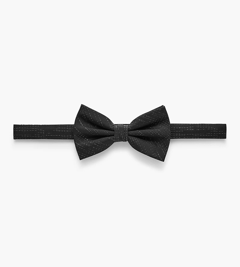 Lurex Stripe Bow Tie
